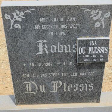 PLESSIS Kobus, du 1907-19?? &amp; Ina 1912-2004