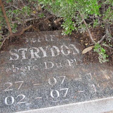 STRYDOM Beatrice nee du PLESSIS 1911-1991