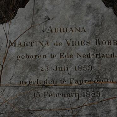 ROBBE Martina de Vries 1859-1889