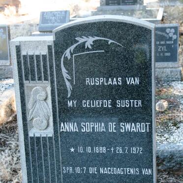 SWARDT Anna Sophia, de 1888-1972