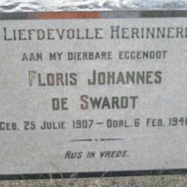 SWARDT Floris Johannes, de 1907-1946