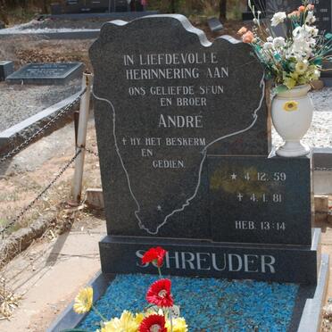 SCHREUDER Andre 1959-1981