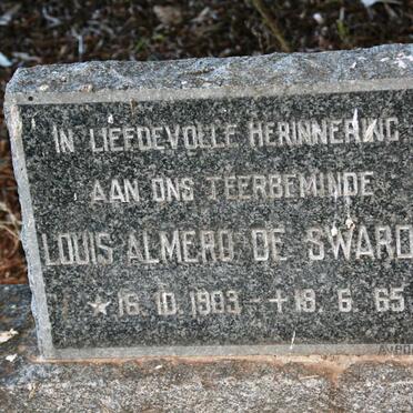 SWARDT Louis Almero, de 1903-1965