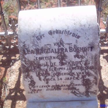 SWARDT Lea Magdalena, de nee BOSHOFF  -18??