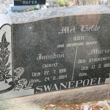 SWANEPOEL Jacobus 1881-1964 &amp; Maria STOCKENSTRÖM 1889-