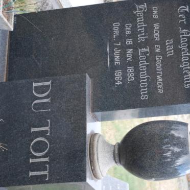 TOIT Hendrik Lodewicus, du 1893-1964