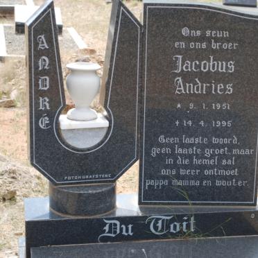 TOIT Jacobus Andries, du 1951-1995