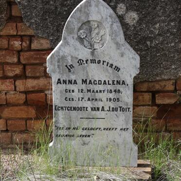 TOIT Anna Magdalena, du 1848-1905