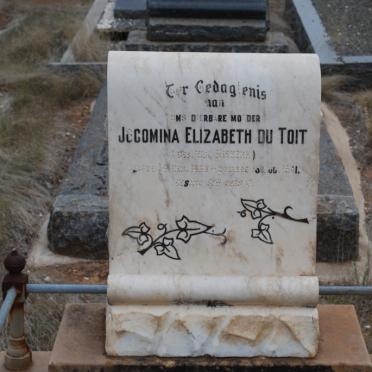 TOIT Jacomina Elizabeth, du nee VAN NIEKERK 1857-1941