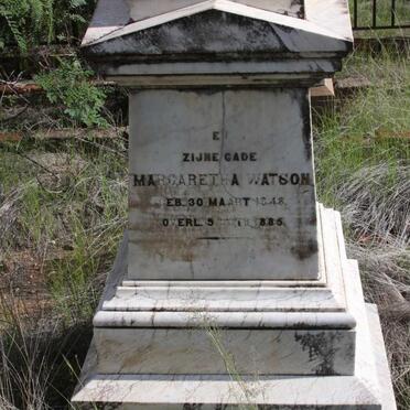 WATSON Margaretha 1848-1885
