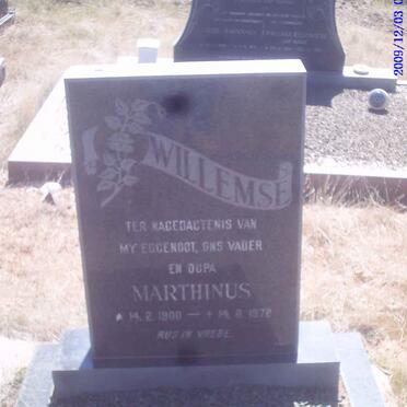 WILLEMSE Marthinus 1900-1972
