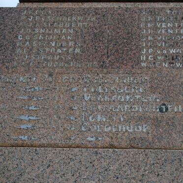 2. Anglo Boer War monument