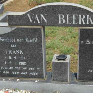 BLERK Frank, van 1914-1982 &amp; Rensie 1910-1987
