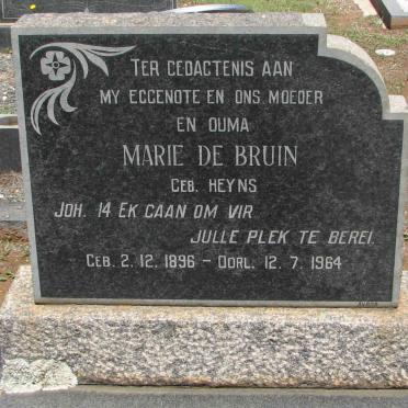 BRUIN Marie, de nee HEYNS 1896-1964