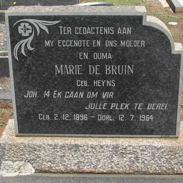 BRUIN Marie, de nee HEYNS 1896-1964