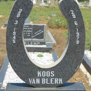 BLERK Koos, van 1945-1978