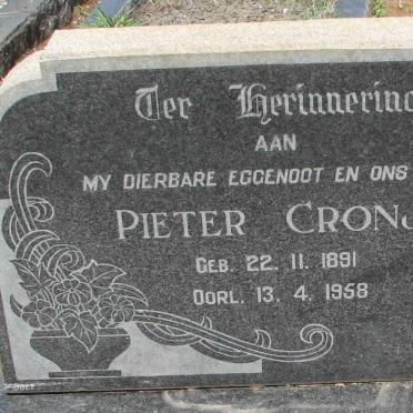 CRONJE Pieter 1891-1958