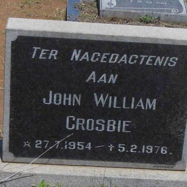 CROSBIE John William 1954-1976