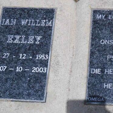 EXLEY Ian Willem 1953-2003