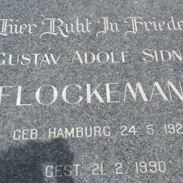 FLOCKEMANN Gustav Adolf Sidney 1920-1990