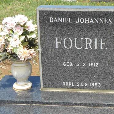 FOURIE Daniel Johannes 1912-1993