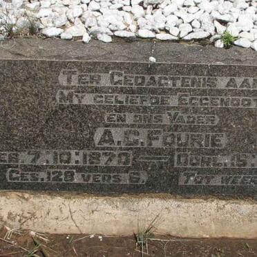 FOURIE A.C. 1870-1949