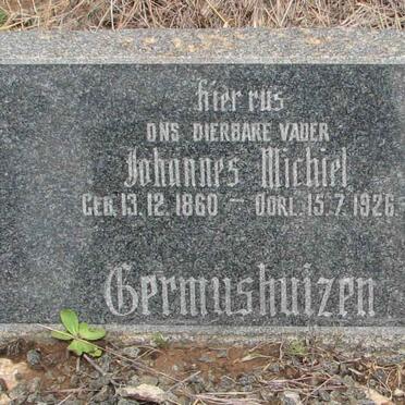 GERMUSHUIZEN Johannes Michiel 1860-1926