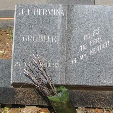 GROBLER J.F. Hermina 1911-1993