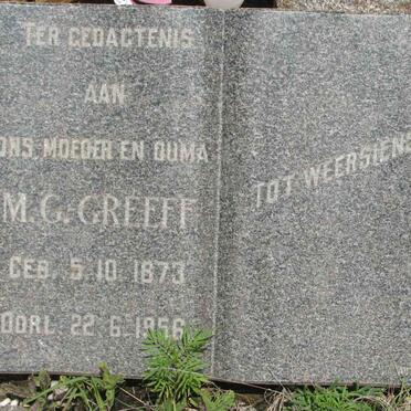 GREEFF M.G. 1873-1956