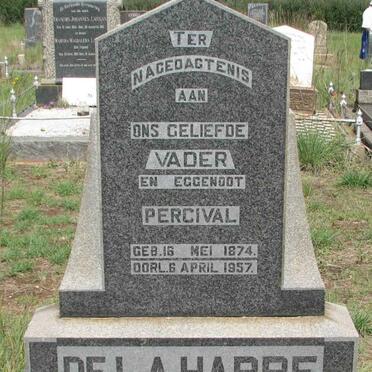 HARPE Percival, de la 1874-1957