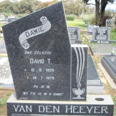 HEEVER David T., van den 1929-1979