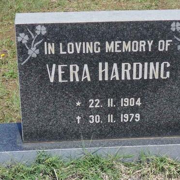 HARDING Vera 1904-1979