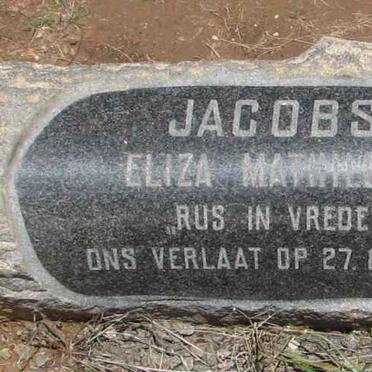JACOBS Eliza Mathilda -1969