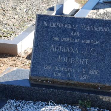 JOUBERT Adriana J.C. nee SLABBERT 1882-1968
