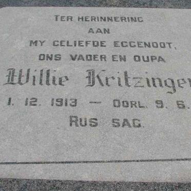 KRITZINGER Willie 1913-1967