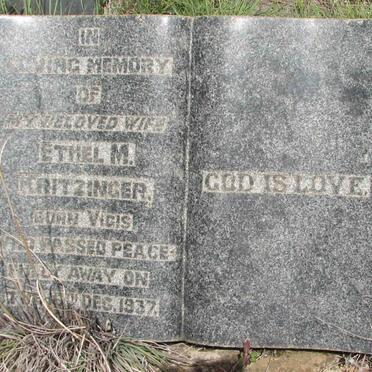 KRITZINGER Ethel M. nee VIGIS -1937