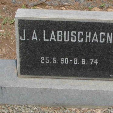 LABUSCHAGNE J.A. 1890-1974
