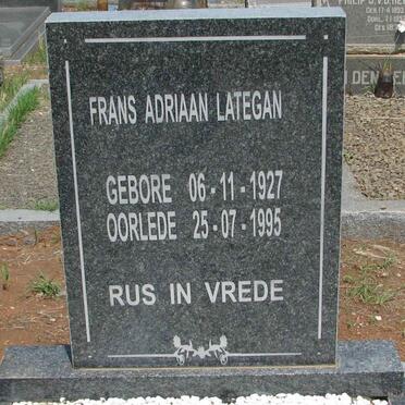 LATEGAN Frans Adriaan 1927-1995