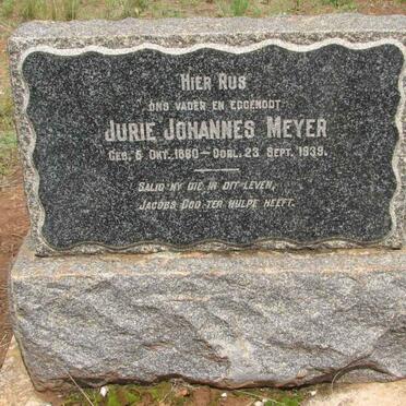 MEYER Jurie Johannes 1860-1939