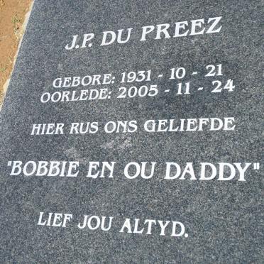 PREEZ J.P., du 1931-2005