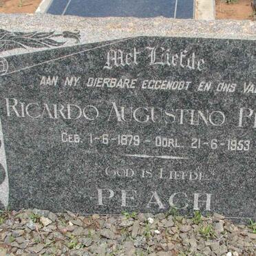 PEACH Ricardo Augustino 1879-1953