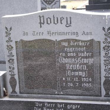 POVEY Thomas George Reuben 1924-1985