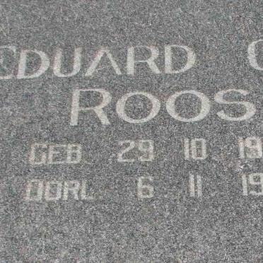 ROOS Eduard C.D. 1907-1965