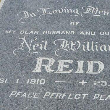 REID Neil William 1910-1988
