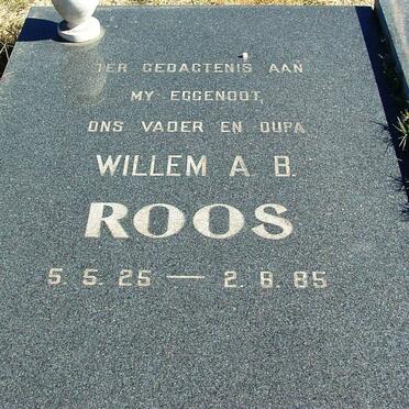 ROOS W.A.B. 1925-1985