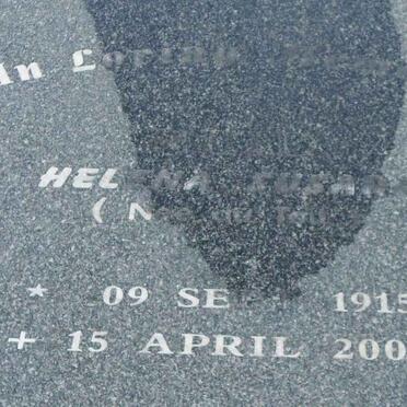 REID Helena Susara nee DU TOIT 1915-2001