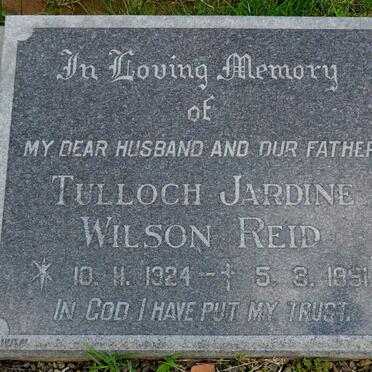 REID Tulloch Jardine Wilson 1924-1991