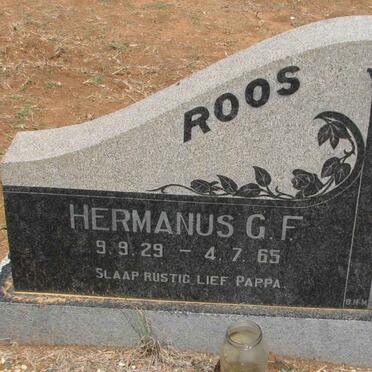 ROOS Hermanus G.F. 1929-1965