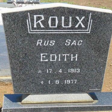 ROUX Edith 1913-1977