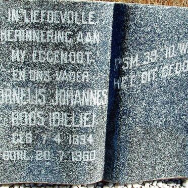 ROOS Cornelis Johannes 1894-1960